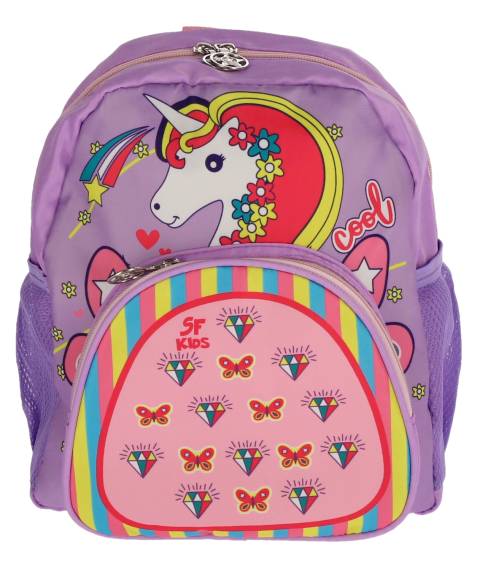 Ghiozdan SF 2F 28x26x11cm 0.20kg ROZ Unicorn – imagine produs 4